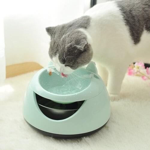 Automatic Luminous Pets Water Fountain Bowls for Cat Drinking Circulating Water Dispenser Bowls Cats Fountain Dogs USB Electric