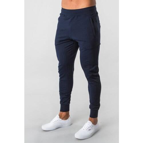 Sports Pants Muscle Trousers Stretch Mens Cotton Slim Feet Fitness Training Running Pants Track Jogger Men Sweat Pants
