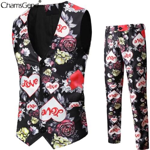 CHAMSGEND Men's Suits