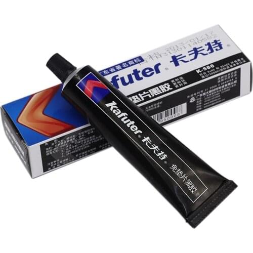 KAFUTER K-586 BLACK GASKET CAR REPAIR ADHESIVE GLUE 55 G
