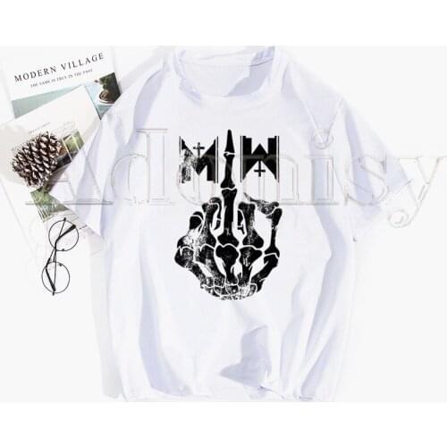 Motionless In White Print Mens Brand T-shirts Funny Hip Hop Summer Women Men Tshirts Streetwear Ulzzang Harajuku T-Shirt Shirt