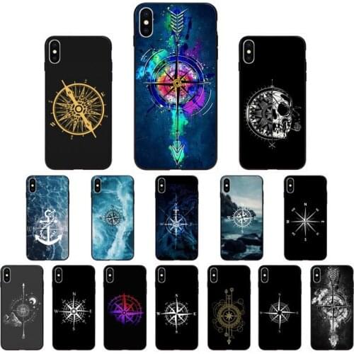 FHNBLJ compass art Phone Case for iphone 11 12 Mini Pro Max X XS MAX 6 6s 7 8 Plus 5 5S 5SE XR SE2020