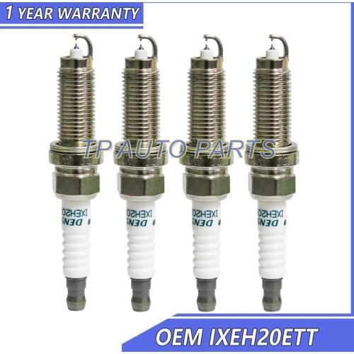 4 Pieces Iridium Spark Plug Compatible With Nissan OEM IXEH20ETT IXEH20ETT 4710