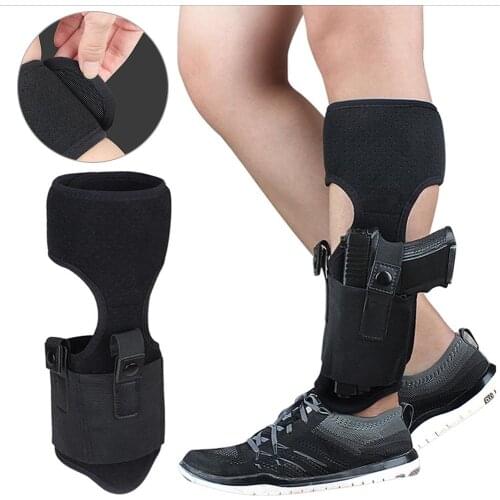 Ankle Holster for Concealed Carry Elastic Secure Strap Leg Pistol Holster Leg Pocket Revolvers Handgun Pouch