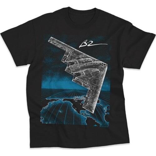 Creative Design B-2 Ghost Stealth and Strategic Bomber T-Shirt. Summer Cotton Short Sleeve O-Neck Mens T Shirt New S-3XL
