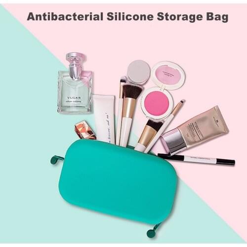 Creative Pencil Case Silicone Cosmetic Bag Pencil Case Stationery Storage Bag