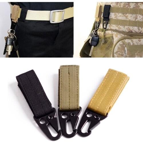 50%HOTTactical Webbing Molle Buckle Hanging Belt Snap Hook Outdoor Camping Tool