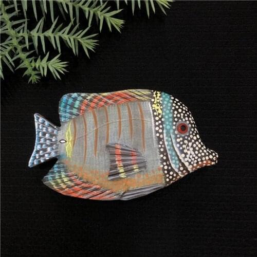 Handmade refrigerator magnets home creative magnet three-dimensional ocean fish magnet ornaments