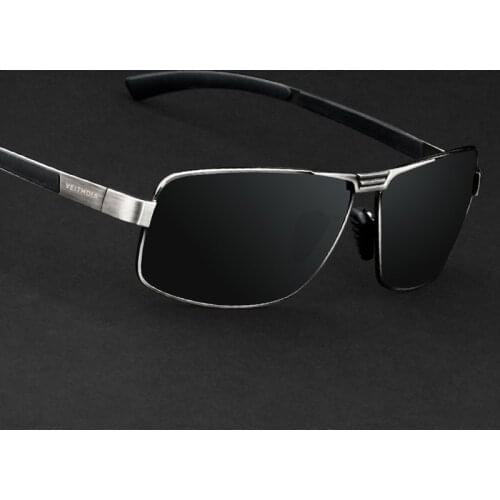 VEITHDIA 2020 Mens Sunglasses Polarized Lens Driving Sun Glasses Rectangle Glasses For Men Eyewear Accessories 2490