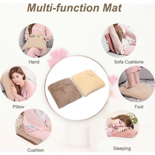 Electric Heated Pads Winter Stove Hand Feet Warming Slippers Electric Heater Seats Sofa Chair Warmer Cushion Cover Mats