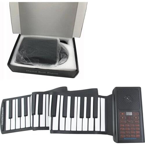 88 Key Portable Flexible Roll Big Piano Home Toys For Adult/Kid Electronic Keyboard Multiple Tones Bluetooth APP Connection