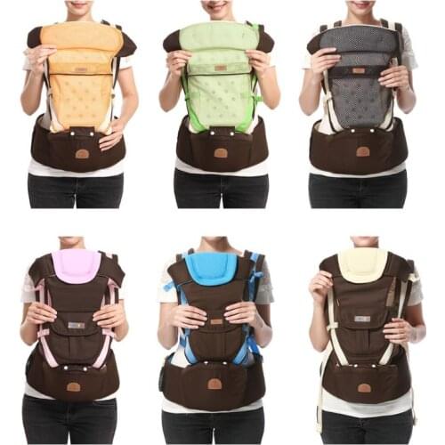 Single/Double Shoulder Baby Strap Waist Stool Multifunction Kids Infants Carrier Children Cushion Belt G2AE