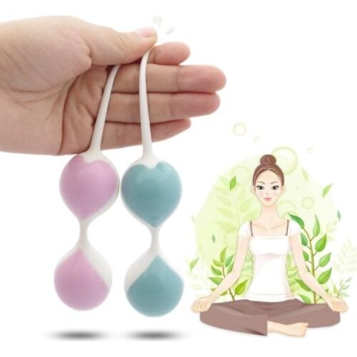 Silicone Vagina Tighten Exercise Machine Vibrating Egg Kegel Ball Vibrators Vaginal Ball Clitoris Stimulator Sex Toys for Women