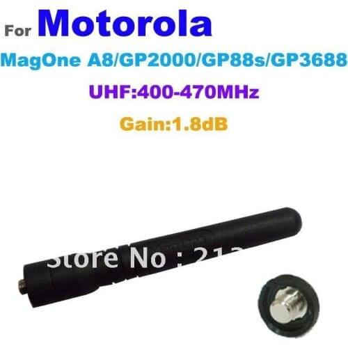 UHF:400-470MHz Antenna for Motorola Mag one A8 GP3688/GP88S Portable Two way Radio