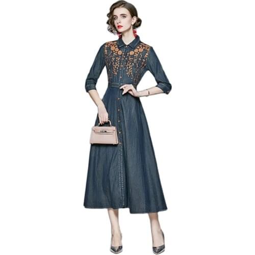 XUANMAY Fashion Denim Dresses