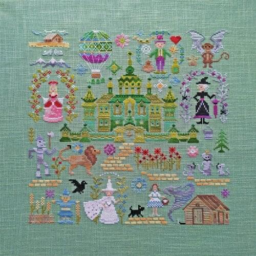 Gold Collection Counted Cross Stitch Kit Castle Wonderland Fairyland Prince The Emerald City