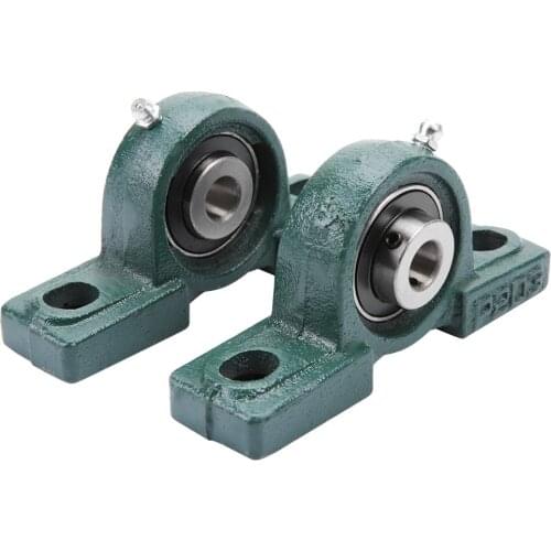 2Pcs/lot UCP206 Pillow Block Bearings Ball Mounted Bearing Cast Housing bearing OD 62mm ID 30mm Best Price