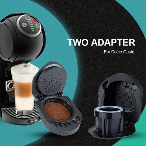 ICafilas Adapter for Dolce Gusto PICCOLO XS/Genio S Machine Reusable Capsule Refillable Cafetera Expreso Coffee