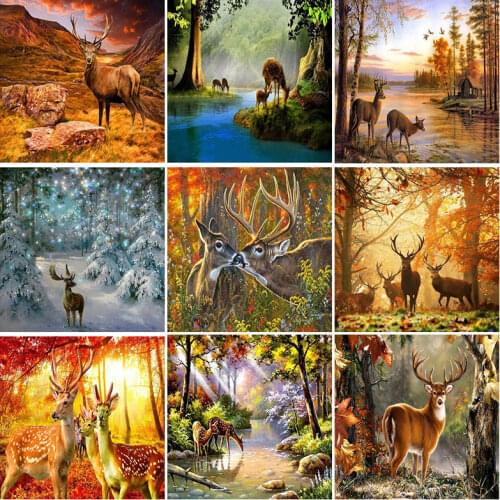 DIY Photo elk Custom Diamond Painting Picture of Rhinestones diamant painting Diamond Embroidery Beadwork Cross Stitch