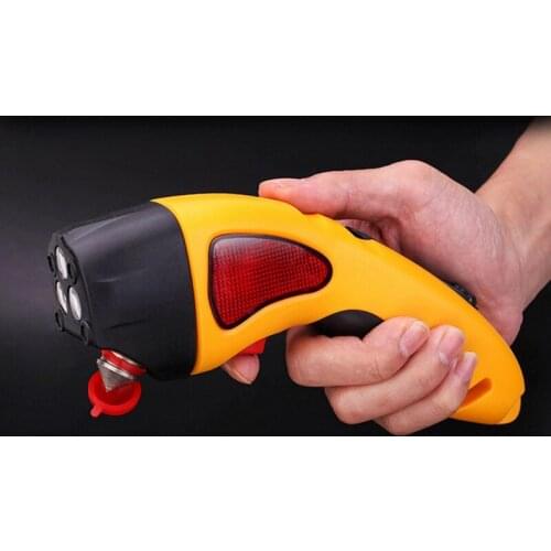 Car outdoor survival escape safety hammer broken Windows with 5 leds lighting strong magnetic warning DT - 556