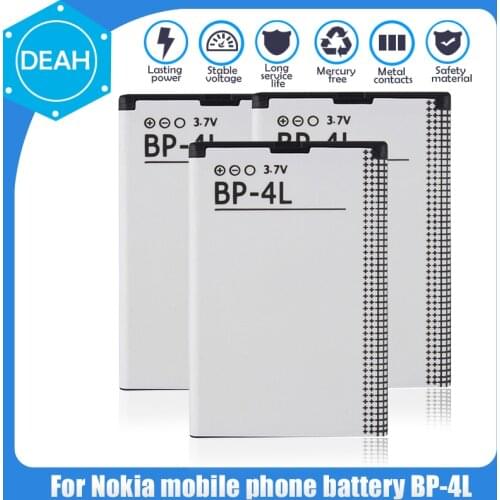 BP-4L BP4L BP 4L 1500mAh Rechargeable Lithium Battery For Nokia N97 E61i E63 E90 E95 E71 6650F N810 E63 E72 E73 E52 E55 E6-00