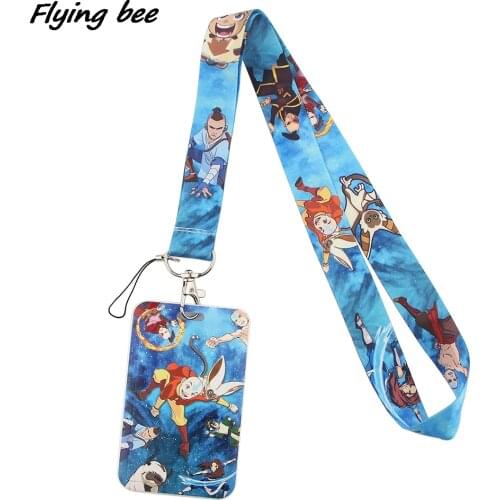 Flyingbee Anime Magic Story Cartoon Key Chain Lanyard Gifts For Child Students Friends Phone USB Badge Holder Necklace X1423