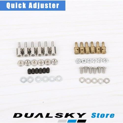 Quick Adjuster / Wire Adjustment / Linkage Stopper Metal Servo Connector Accessories For RC Airplane Push Link Plug