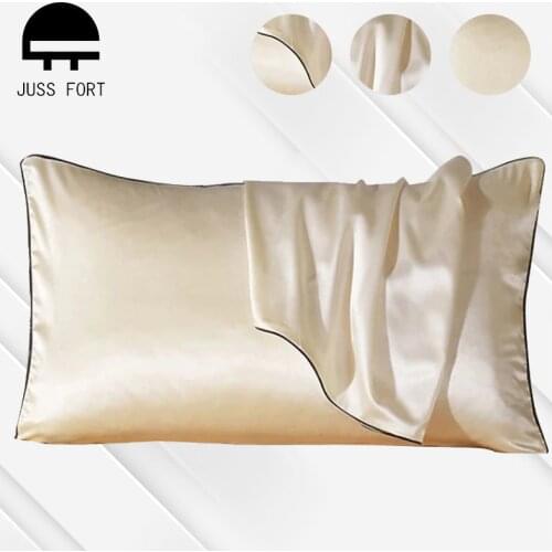 Imitation Silk Pillowcases High Quality Emulation Mulberry Silk Envelope Pillow Case for Bed Bedding Sleep Pillows Cover 45x74cm