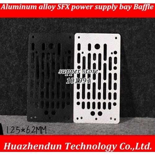 DEBROGLIE Computer Case Power Supply Bay Baffle Multifunction hard disk rack SFX Power Bay mini 1U Aluminium alloy Bracket