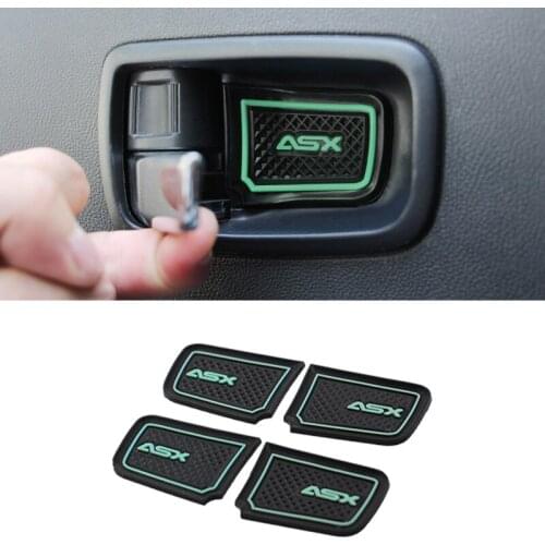 Car Door Bowl Decorated Patch Interior Handle Protector Cover Sticker For MITSUBISHI ASX 2013-2018 Interior Accessories