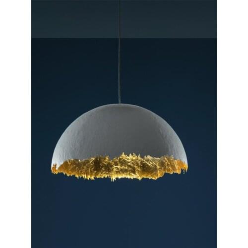 Designer resin white pendant lights moon lamps bedroom living room corridor Nordic studio lamp art dining room hanging lighting