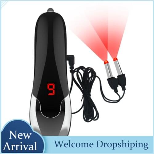 Electronic Acupuncture Pen 9-Level Rechargeable Meridian Energy Massage Pen for Pain Stress Relief Body Health Care Device