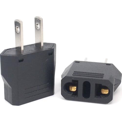 1pcs UK TO EU EUROPE EUROPEAN UNiVERSAL TRAVEL CHARGER ADAPTER PLUG CONVERTER 2 PiN Wall Plug Socket