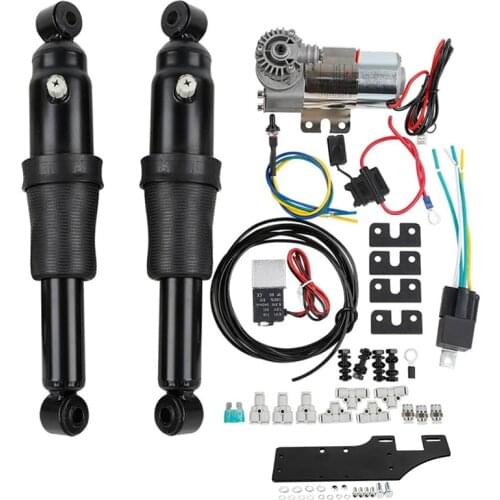 Motorcycle Rear Air Ride Suspension For Harley Touring Bagger Road King Street Glide Electra Glide 1994-2021 19