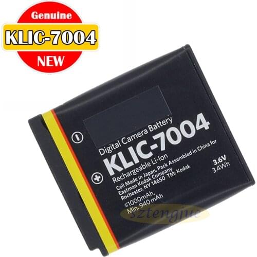 New Original KLIC-7004 K7004 Battery for Kodak M1033 M1093 V1073 V1233 V1253 M2008 Zi8 Zx3 V1273