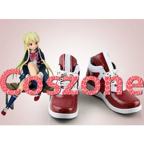 Kiniro Mosaic Kujou Karen Cosplay Shoes Boots Halloween Carnival Cosplay Costume Accessories