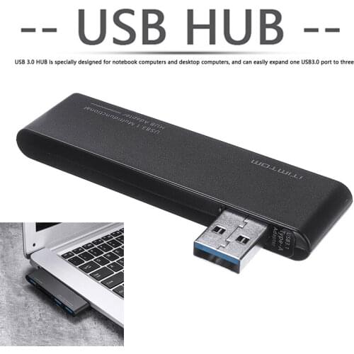 POHIKS 5Gbps High Speed USB 3.0 Hub Splitter Portable 5-in-1 Laptop Converter & SD/TF Card Reader For Laptop PC