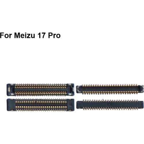 2pcs FPC connector For Meizu 17 Pro LCD display screen on Flex cable on mainboard motherboard For Meizu 17Pro