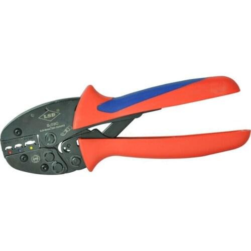 S-03C High Quality Hand Crimping Tools for crimping surge connectors 0.5-6mm2 22-10AWG Ratchet Pliers multitool