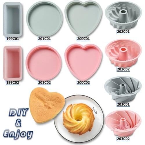 Silicone Cake Pans Non-Stick Mousses Pastry Home Professional Baking Mold
