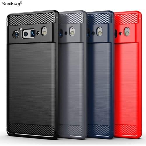 For Google Pixel 6 Pro Case Silicone Bumper Shell Soft Rubber Protective Case For Google Pixel 6 Pro Cover Google Pixel 6 Case