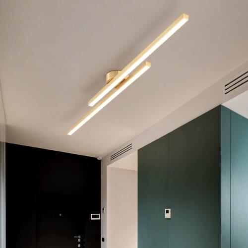 Long Strip LED Ceiling Light Aisle Entrance Balcony Cloakroom Corridor Light Macaron Net Red Nordic Simple and Modern Light