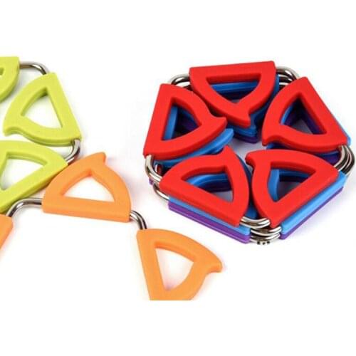 High Temperature Bowl Mat Home Kitchen Stainless Steel + Silicone Insulation Placemat Creative Folding non-slip Coasters