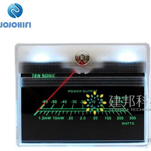 TN-90 Inverted High Precision VU Meter DB Power Discharge Flat Table Pre-Stage Sound Card Sound Pressure VU Meter with Backlight