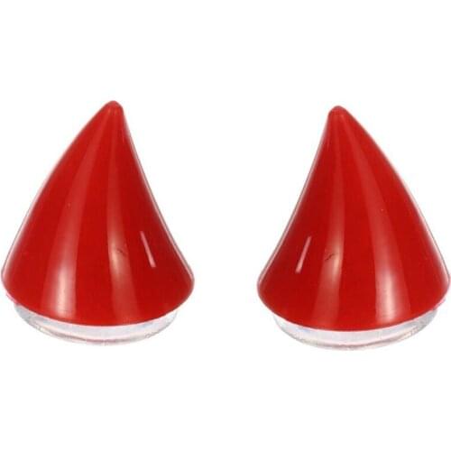 Motorcycle Helmet Corner Horn Decoration Accessories Resilient Suction Cup Soft Horn Decoration Headwear