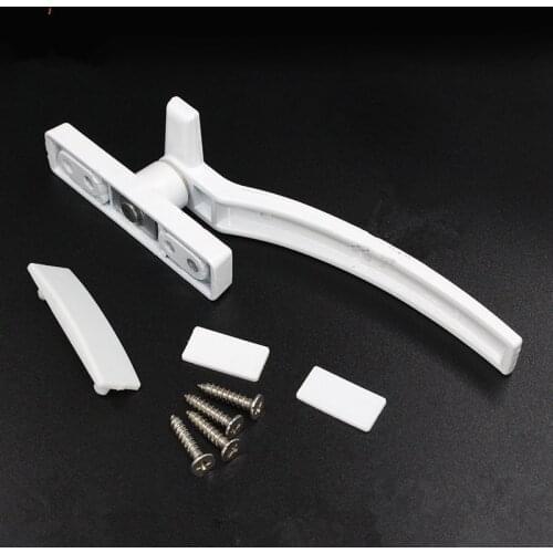 Aluminum alloy casement window handle latches plastic steel push open door window lock buckle Repair replacement parts