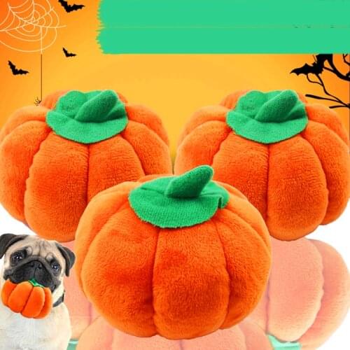 Pet Supplies vocalism Toys Pet Cat Dog Toys Plush Pumpkin Toys,Q87