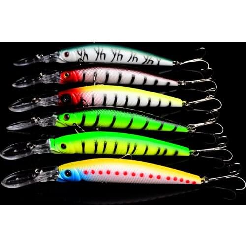 1PCS Quality Minnow Fishing Lures 14.5cm 15g Artifiicial Hard Bait Wobblers for Sea Lake Fishing Tools with 6# Hook