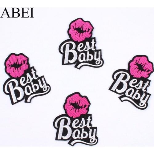 10pcs/lot DIY Clothes Patch Iron On Stickers Handmade Girl Garments Appliques Sew On Motif Badge for Jeans Coats Backpack Bags