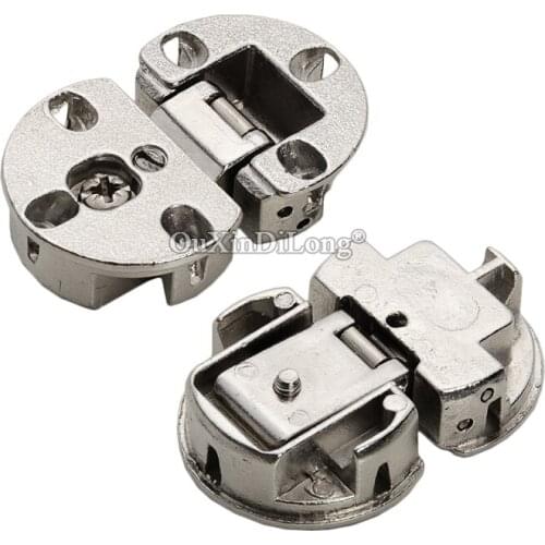 High Quality 10PCS/LOT Cabinet Door Flap Hidden Hinges Concealed Fall Flap Hinges Furniture Hardware
